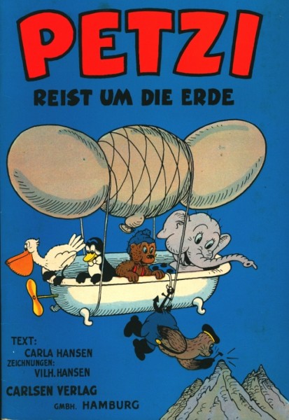 Petzi (Carlsen, Gb.,1950er) Nr. 4,7-12