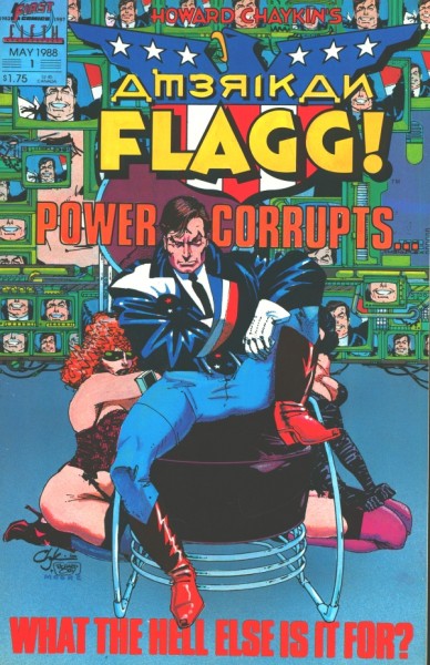 Howard Chaykin’s American Flagg! (1988) 1-12 kpl. (Z1)