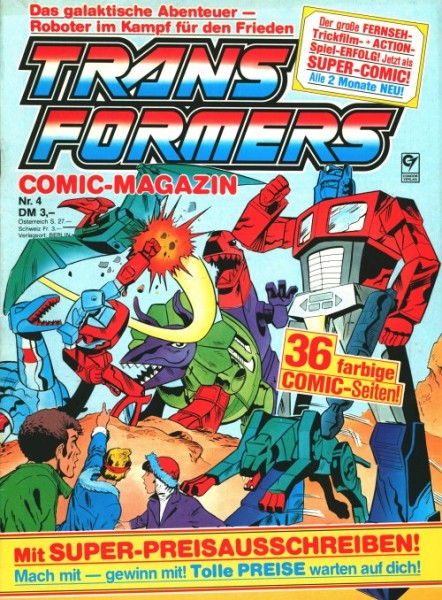 Transformers (Condor, GbÜ.) Jahrgang 1989 Nr. 1-24