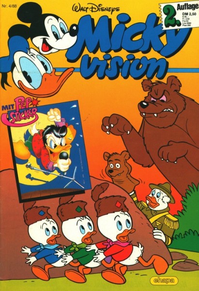 Mickyvision (Walt Disney's) (Ehapa, Gb.) 2.Auflage Jhg. 1988 mit Beilage Nr. 1-12