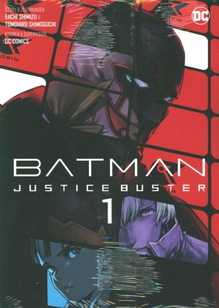Batman Justice Buster (Panini Manga, Tb.) Nr. 1-4 kpl. (Z1)