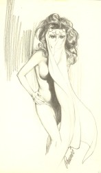 Originalzeichnung Erotische Pin-ups (Bild 095)