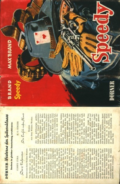 Brand, Max Leihbuch SU Speedy (Dörner) nur Schutzumschlag