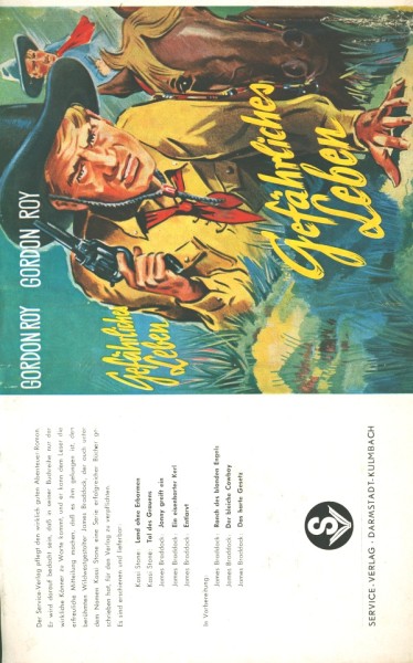 Roy, Gordon Leihbuch SU Gefährliches Leben (Service) nur Schutzumschlag