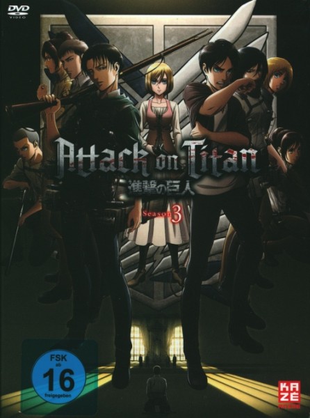 Attack on Titan Season 3 Vol.1 DVD + Sammelschuber
