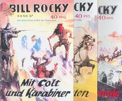 Bill Rocky (Romanheftreprints) Nr. 37-72 zus. (neu)