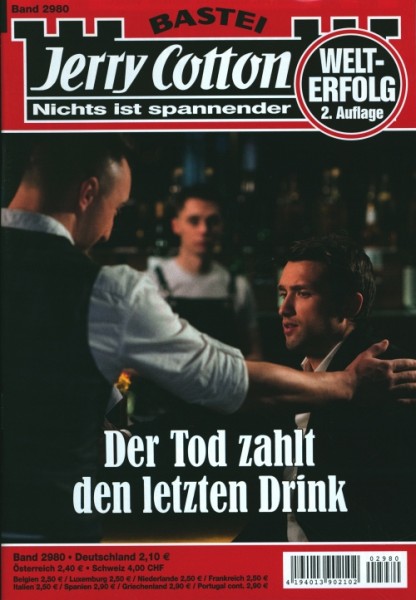 Jerry Cotton 2. Auflage 2980