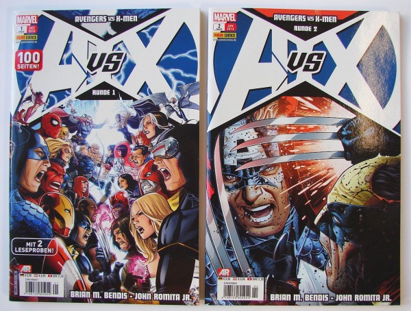Avengers vs. X-Men (Panini, Gb.) Nr. 1-6 kpl. (Z1-2)