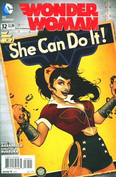 Wonder Woman (2011) Bombshells Variant Cover 32