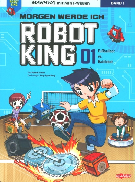 Manhwa mit MINT-Wissen (Ullmann, Tb.) Morgen werde ich Robot King Nr. 1-2