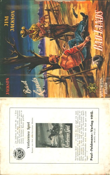 Jackson, Jim Leihbuch SU Bad Lands (Feldmann) nur Schutzumschlag