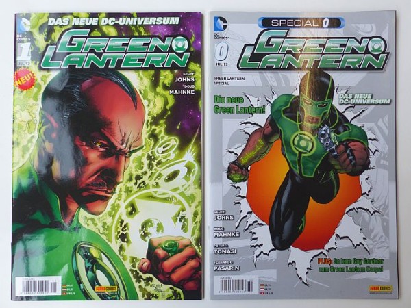 Green Lantern (Panini, Gb., 2012) Nr. 0,1-45 kpl. + Special 1,2 + Future's End Special (Z0-2)