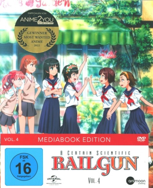 A Certain Scientific Railgun Vol.4 DVD Mediabook Edition