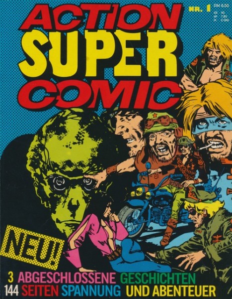 Action Super Comic (Gevacur, Br.) Nr. 1-3 kpl. (Z1)
