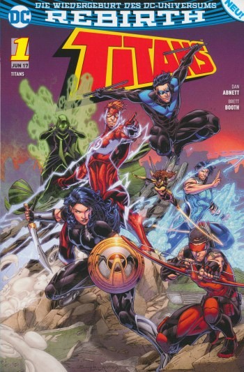 Titans (Panini, Br., 2017) Nr. 1-7 kpl. (Z1)