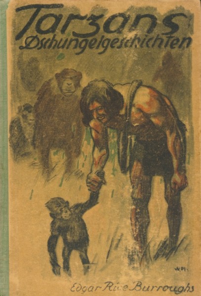 Tarzan LB VK Tarzans Dschungelgeschichten höhere Auflage (Dieck) Leihbuch Vorkrieg