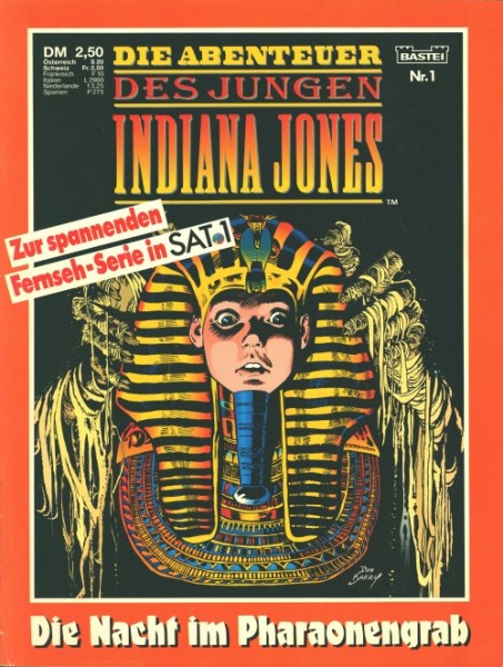 Abenteuer des jungen Indiana Jones (Bastei, GbÜ.) Nr. 1-6