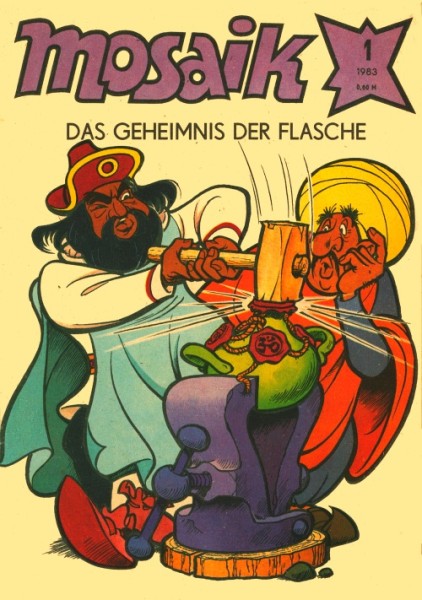 Mosaik / Abrafaxe (Junge Welt, Gb.) Jahrgang 1983 Nr. 1-12 gebunden (Z1)