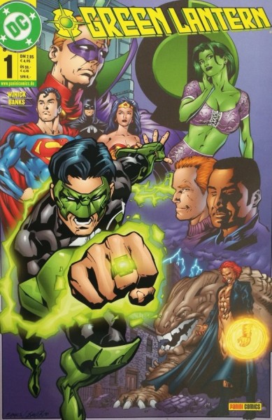 Green Lantern (Panini, Gb., 2001) Nr. 1-4 kpl. (Z1-2)