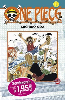 One Piece (Carlsen, Tb) Nr. 1-4 zus. (Z2)