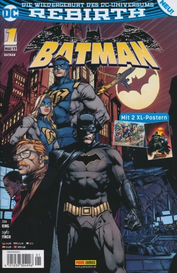 Batman (Panini, Gb., 2017) Nr. 1-37 zus. (Z1)