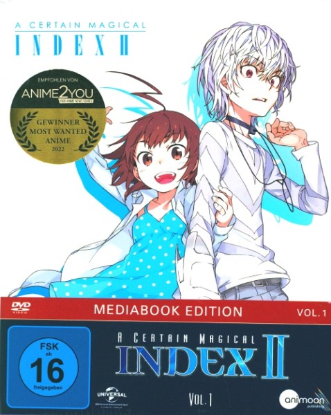 A Certain Magical Index II Vol.1 DVD Mediabook Edition im Schuber