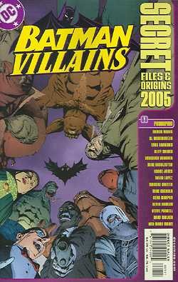 Batman Villains Secret Files and Origins 2005 one-shot