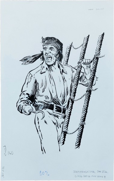 Originalzeichnung (1673) Seewölfe KF