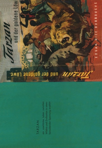 Tarzan Leihbuch SU Tarzan und der goldene Löwe (Pegasus) nur Schutzumschlag