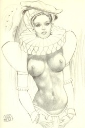 Originalzeichnung Erotische Pin-ups (Bild 111)