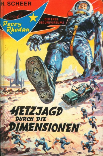 Perry Rhodan Leihbuch Hetzjagd durch die Dimensionen (Nr.28) (Balowa)