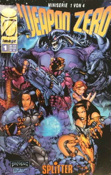 Weapon Zero Miniserie (Splitter, Gb.) Kioskausgabe Nr. 1-4 kpl. (Z0-2)