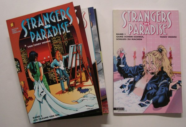 Strangers in Paradise (Tilsner, Br.) Nr. 1-9 kpl. (Z1)