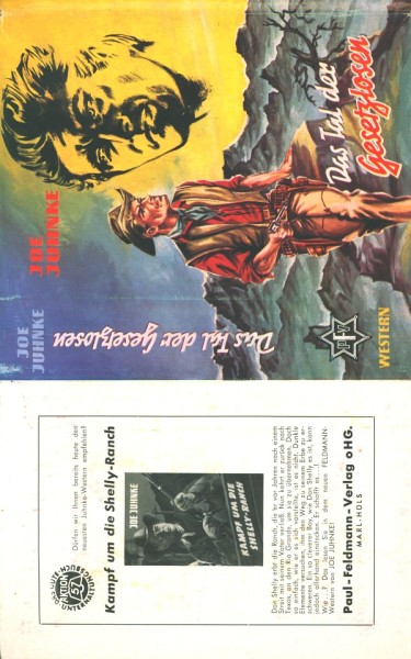 Juhnke, Joe Leihbuch SU Tal der Gesetzlosen (Feldmann) nur Schutzumschlag