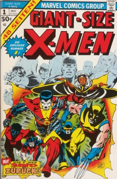 Giant-Size X-Men (Marvel, Gb., 1999, Nachdruck aus Jubiläums-Pack 10) Nr. 1
