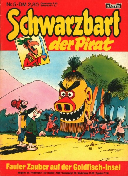 Schwarzbart der Pirat (Bastei, GbÜ.) Nr. 1-22