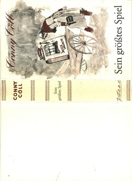 Conny Cöll Leihbuch ND SU Sein größtes Spiel (Kölbl) Nachdruck nur Schutzumschlag