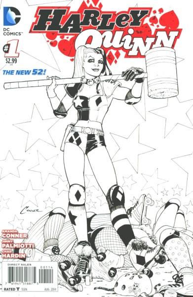 Harley Quinn (2014) 4th Printing Variant Cover 1