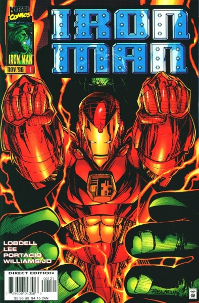 Iron Man (1996) Hulk Variant Cover 1