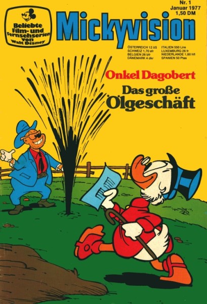 Mickyvision (Walt Disney's) (Ehapa, Gb.) Jhg. 1977 Nr. 1
