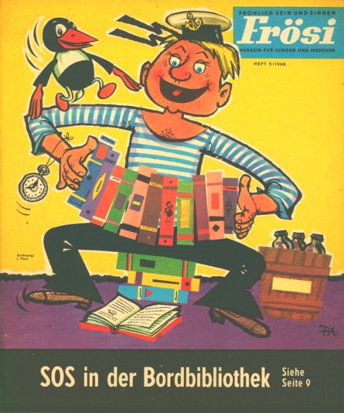 Frösi (Junge Welt, GbÜ.) Jhrg. 1968 Nr. 1-12