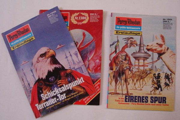 Perry Rhodan in 100er Paketen (Moewig) 1. Auflage Nr. 1300-1399 zus. (Z0-2)