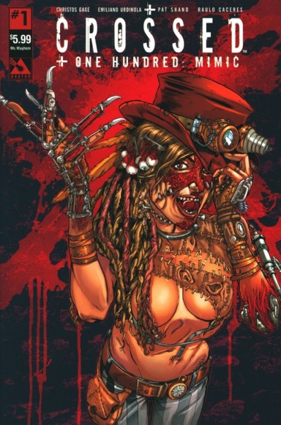 Crossed Plus One Hundred Mimic - Ms Mayhem Cover 1-6