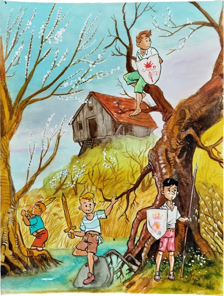 Originalzeichnung (1721) KF