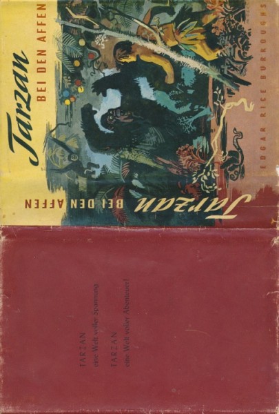 Tarzan Leihbuch SU Tarzan bei den Affen (Pegasus) nur Schutzumschlag