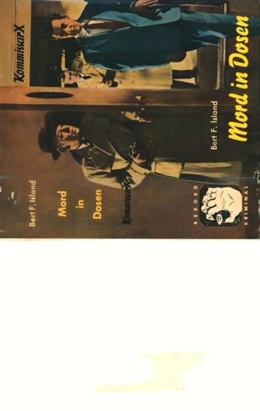 Kommissar X Leihbuch SU Mord in Dosen (Rekord) nur Schutzumschlag