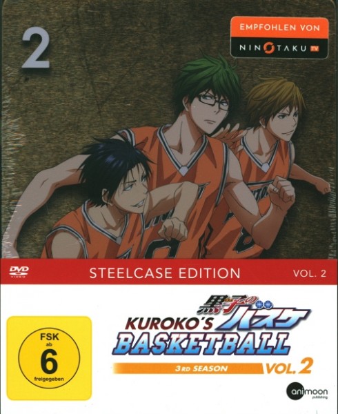 Kuroko's Basketball 3rd Season Vol. 2 DVD Steelcase Edition