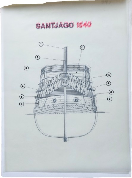 Originalzeichnung (1681) Seewölfe
