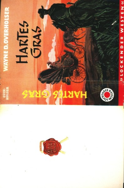 Lockender Westen Leihbuch SU Hartes Gras (Awa) Overholser, Wayne D. nur Schutzumschlag