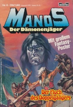 Manos (Bastei, Gb.) Nr. 1-35 kpl. (Z1)